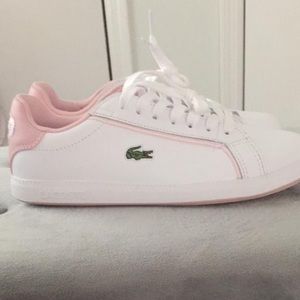 lacoste pink sneakers